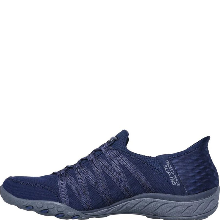 Shoes Penningtons | Skechers - Womens/Ladies Breathe Easy Roll With Me Casual Shoes - Penningtons