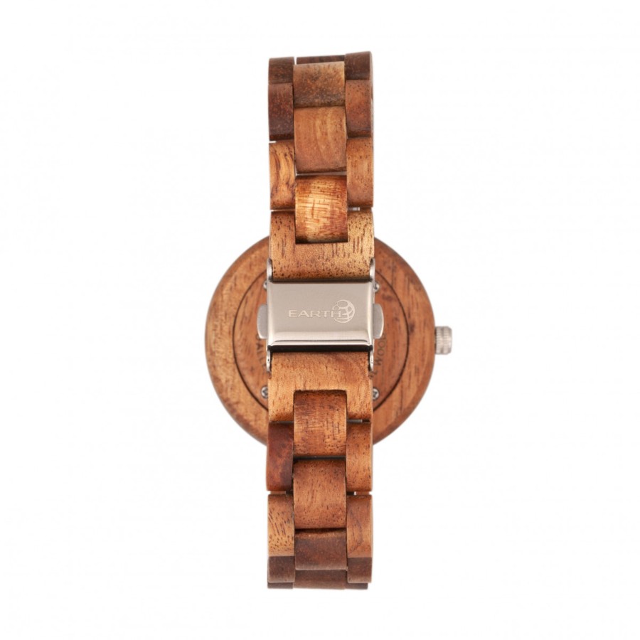 Accessories Penningtons | Earth Wood - Mimosa Bracelet Watch W/Day/Date - Dark Brown - Penningtons