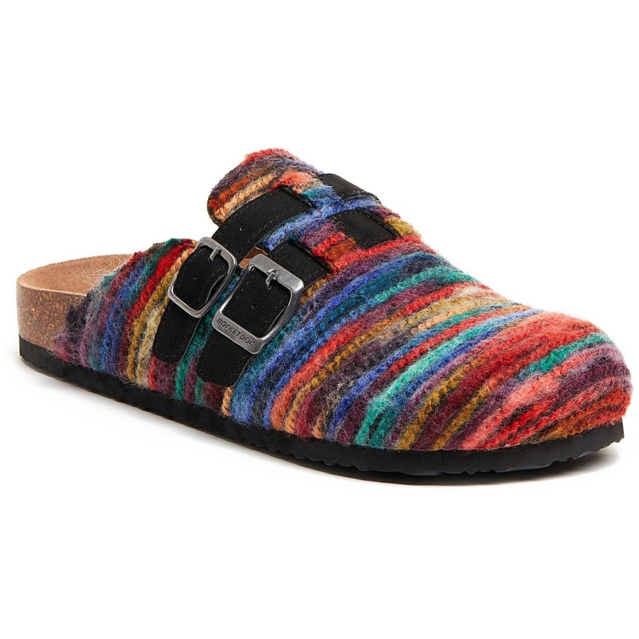 Shoes Penningtons | Rocket Dog - Womens/Ladies Abel Tiffin Rainbow Slippers - Penningtons