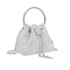 Accessories Penningtons | Silver Crystal Mini Hobo Bag By Don'T Ask - Penningtons