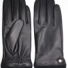 Accessories Penningtons | Cr Ladies - Basic Leather Glove With Knit Cuff - Penningtons