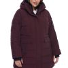 Clothing Penningtons | Alpine North Women'S Plus Size Vegan Down Recycled Mid-Length Parka Coat - Penningtons