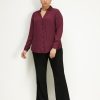 Addition Elle Penningtons Tops | Responsible, Silky Buttoned Down Shirt - Addition Elle