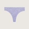 Lingerie Penningtons | Cotton Thong With Eyelash, Kiss And Heart Print - Ti Voglio