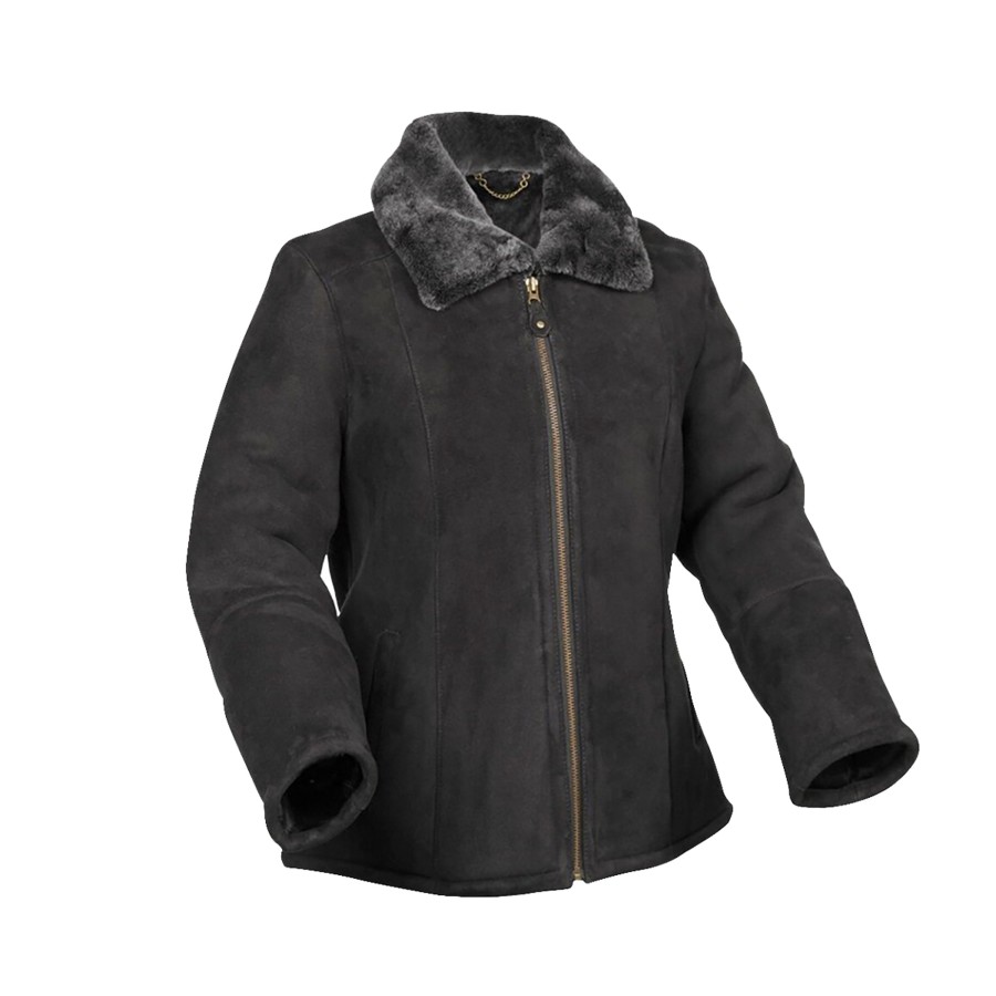 Clothing Penningtons | Eastern Counties Leather - Womens/Ladies Hillary Aviator Sheepskin Coat - Penningtons