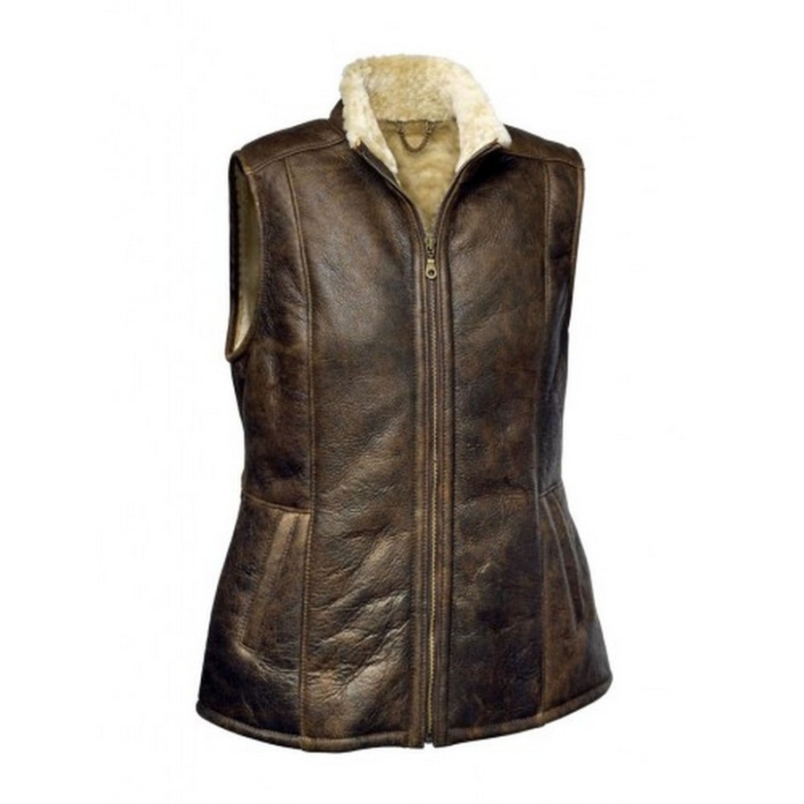 Clothing Penningtons | Eastern Counties Leather - Womens/Ladies Gilly Sheepskin Gilet - Penningtons