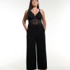 Clothing Penningtons | Black Wide-Leg Pant - Addition Elle