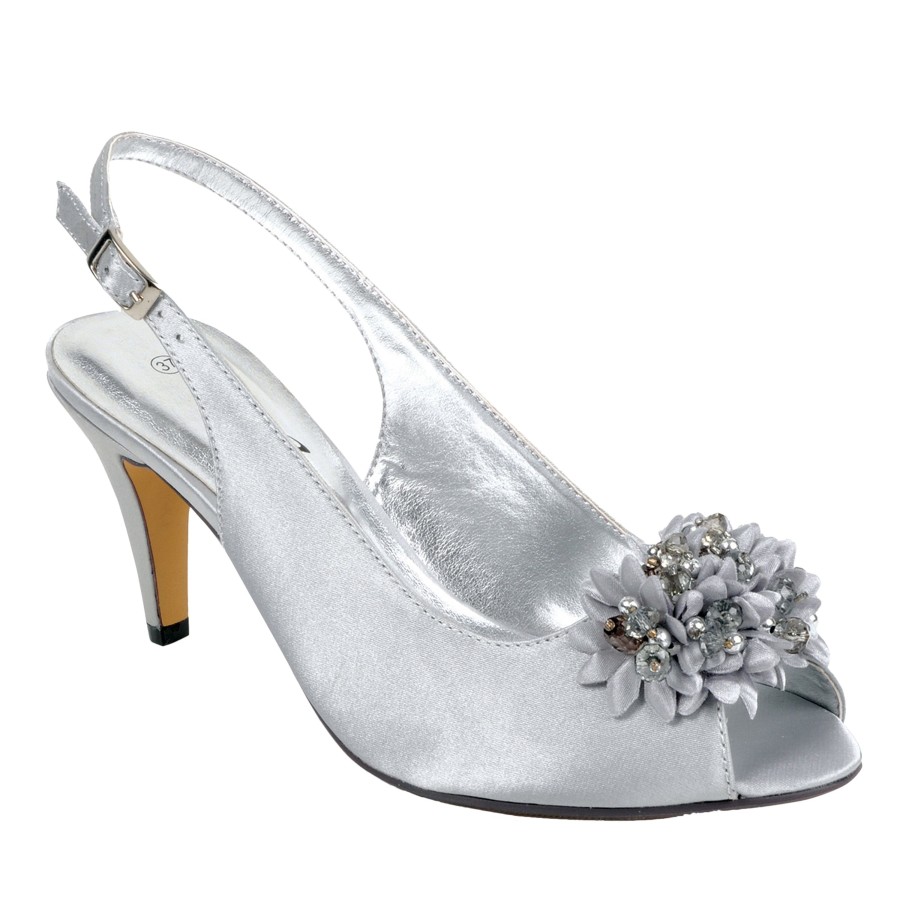 Shoes Penningtons | Lunar - Womens/Ladies Sabrina Corsage Court Shoes - Penningtons