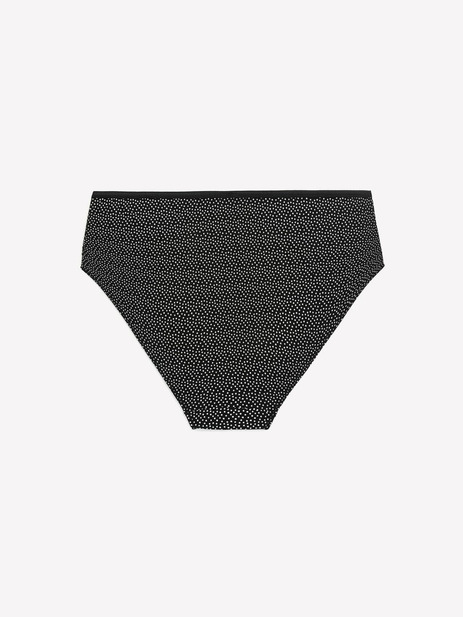 Lingerie Penningtons | High-Cut Cotton Brief With Polka-Dot Print - Ti Voglio