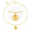 Accessories Penningtons | Classicharms-Gold Sculptural Horoscope Zodiac Sign Pendant Necklace Set-Sagittarius - Penningtons