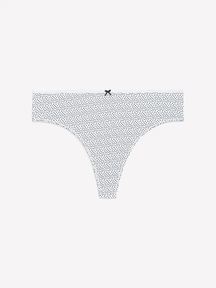 Lingerie Penningtons | Polka-Dot Cotton Thong - Ti Voglio