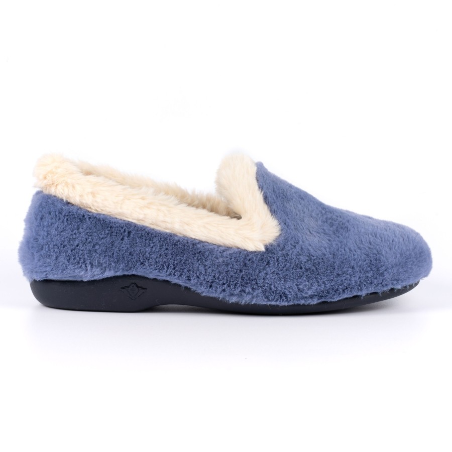 Shoes Penningtons | Lunar - Womens/Ladies Shake Faux Fur Trim Slippers ...