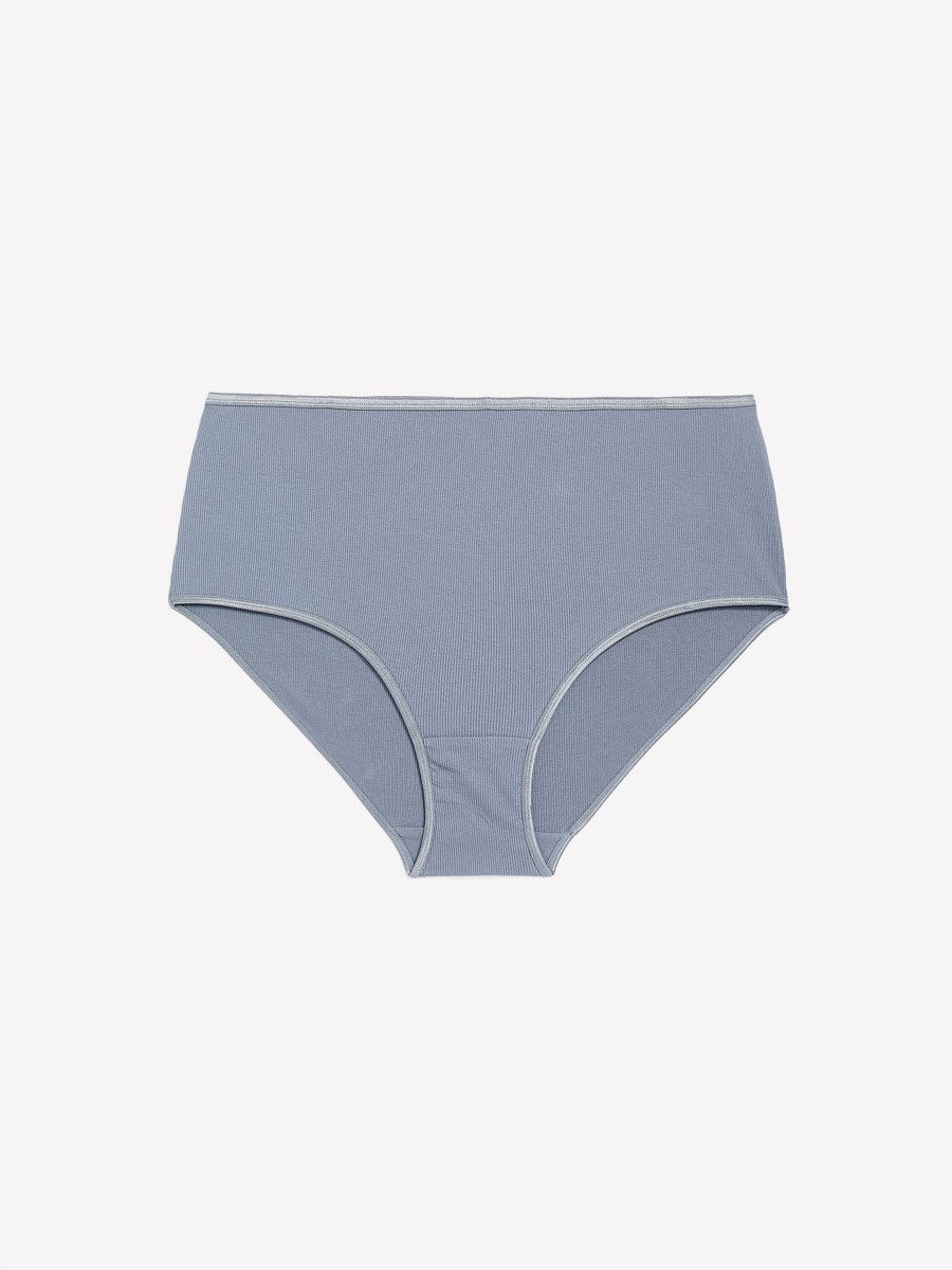 Lingerie Penningtons | Rib Brief With Shiny Elastic At Waistband - Ti Voglio