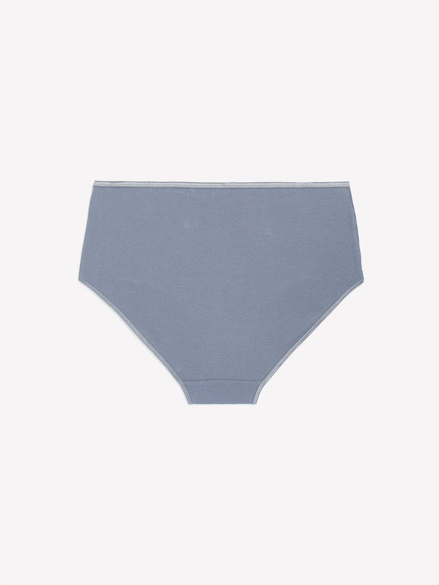 Lingerie Penningtons | Rib Brief With Shiny Elastic At Waistband - Ti Voglio