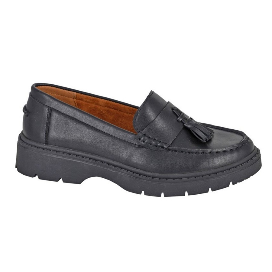 Shoes Penningtons | Cipriata - Womens/Ladies Omara Tassel Leather Loafers - Penningtons