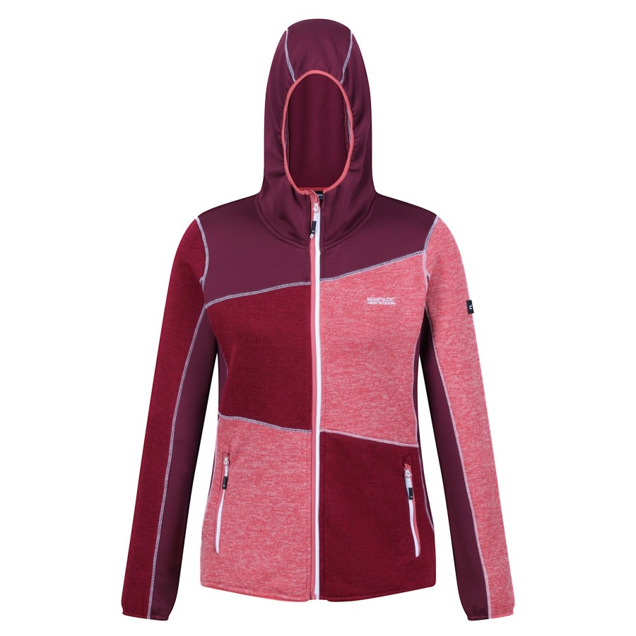 Clothing Penningtons | Regatta - Womens/Ladies Walbury Vi Marl Full Zip Fleece Jacket - Penningtons