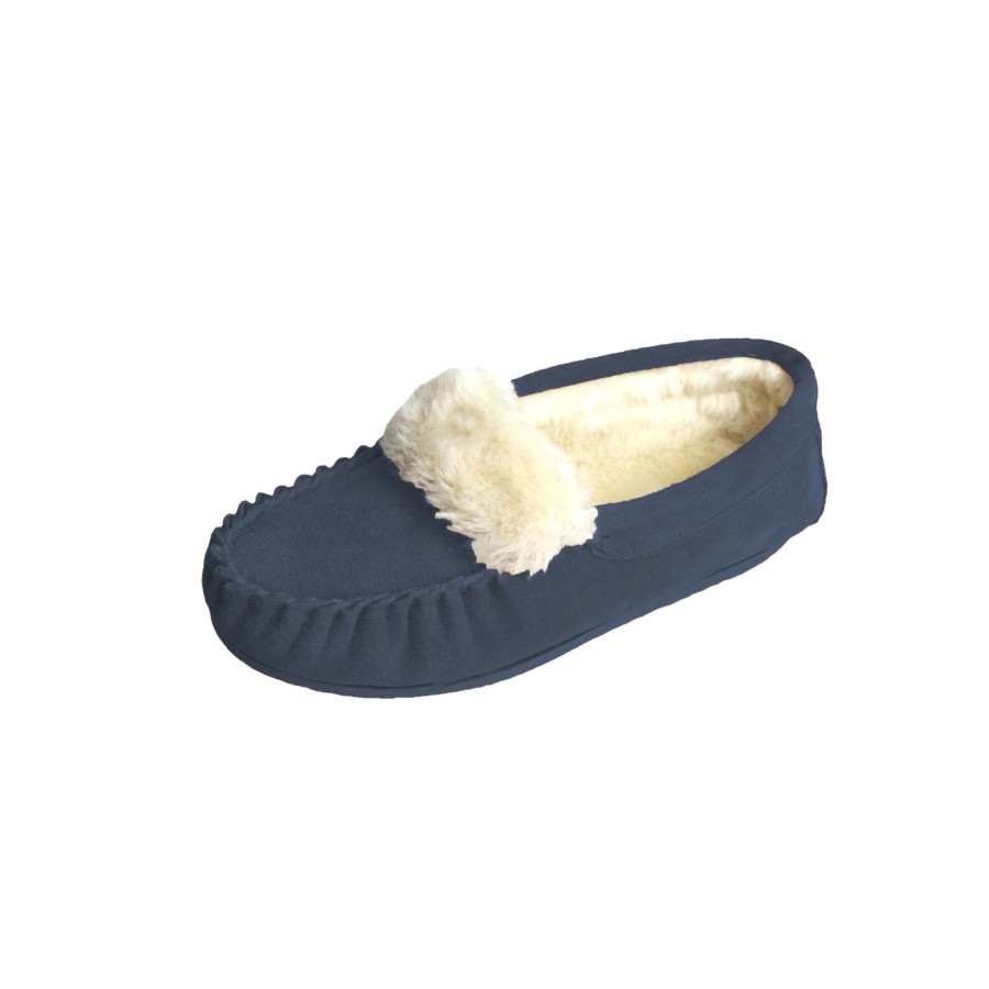 Shoes Penningtons | Eastern Counties Leather - Womens/Ladies Zoe Plush Lined Moccasins - Penningtons