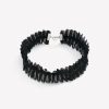 Accessories Penningtons | Black Pleated Fabric Choker Necklace