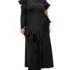 Clothing Penningtons | Vivienne Ruffled Maxi Dress - L I V D - Penningtons