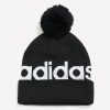 Accessories Penningtons | Pompom Ribbed Knit Beanie, Black - Adidas